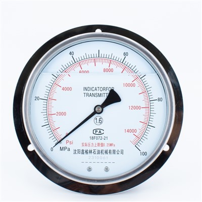 Krmilna plošča Choke Cankeld Vertical cev merilnik tlaka